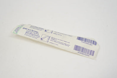 BD 303346 Luer-Lok Tip Syringe 3ml